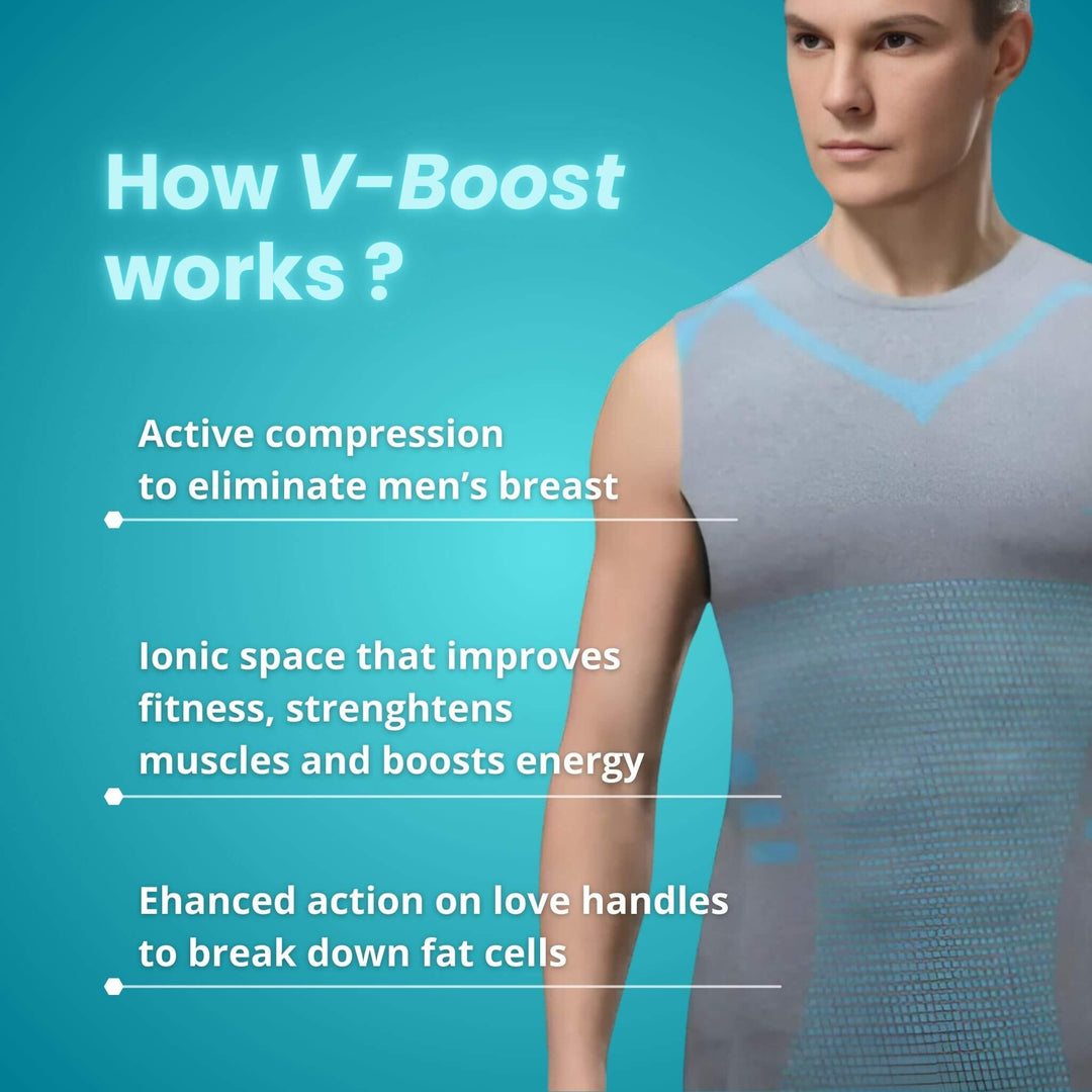 V-Boost V-Neck : Feel the Power of Confidence, Energy & Strength